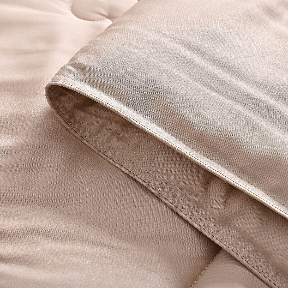 All Season 100% Mulberry Silk Filled Quilt With 100% Bamboo Cover (Size King, 225 x 220 cm) - Champagne 8237350 6