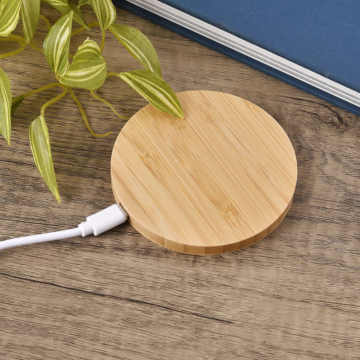 Bamboo Wireless Charger (15W)  - Round 7318042 2