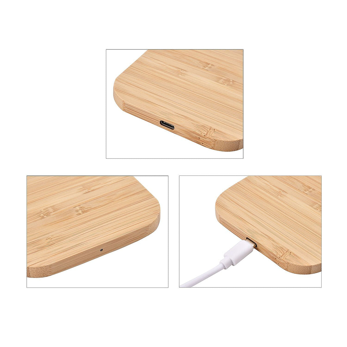 Bamboo Wireless Charger (15W) - Square 7318057 6