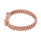 Designer Inspired Bangle with magnet in Rose Tone