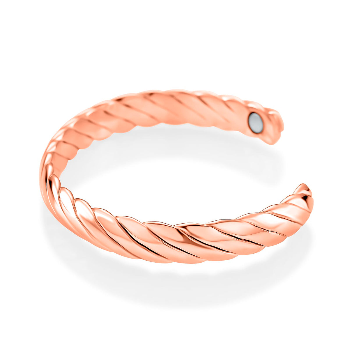 Magnetic Cuff Bangle (Size 7.5) in Rose Gold Tone 8196316 3