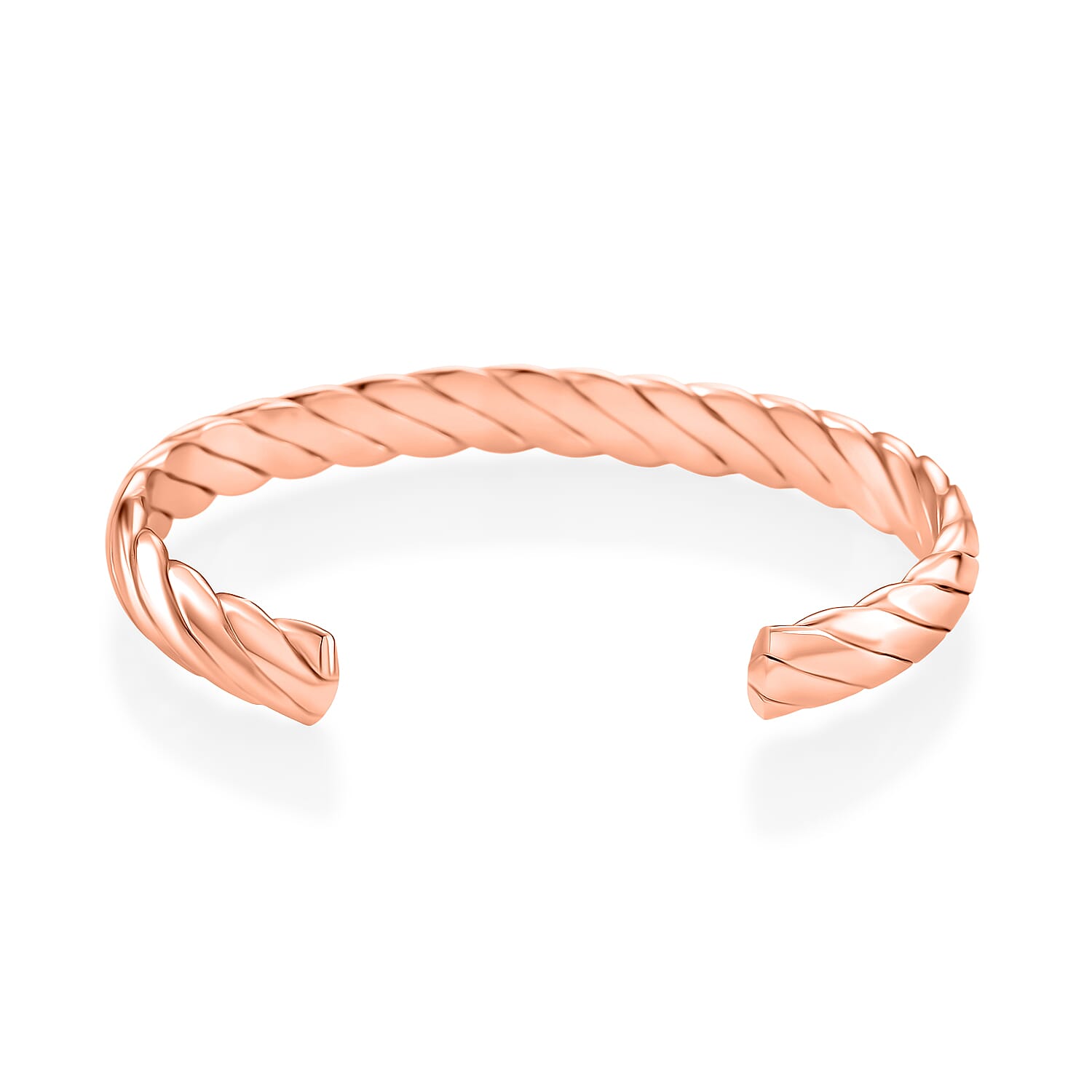 Magnetic Cuff Bangle (Size 7.5) in Rose Gold Tone 8196316 4