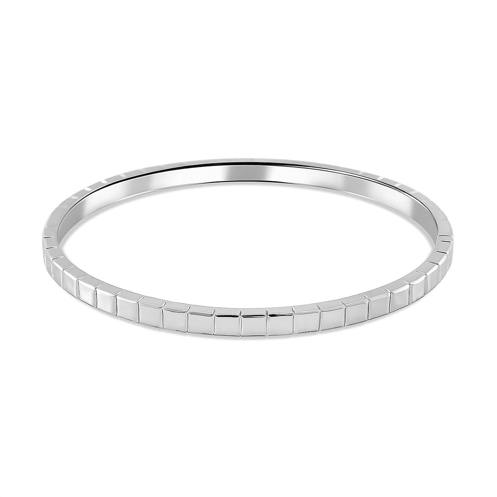 White Tone Bangle (Size - 7.5)
