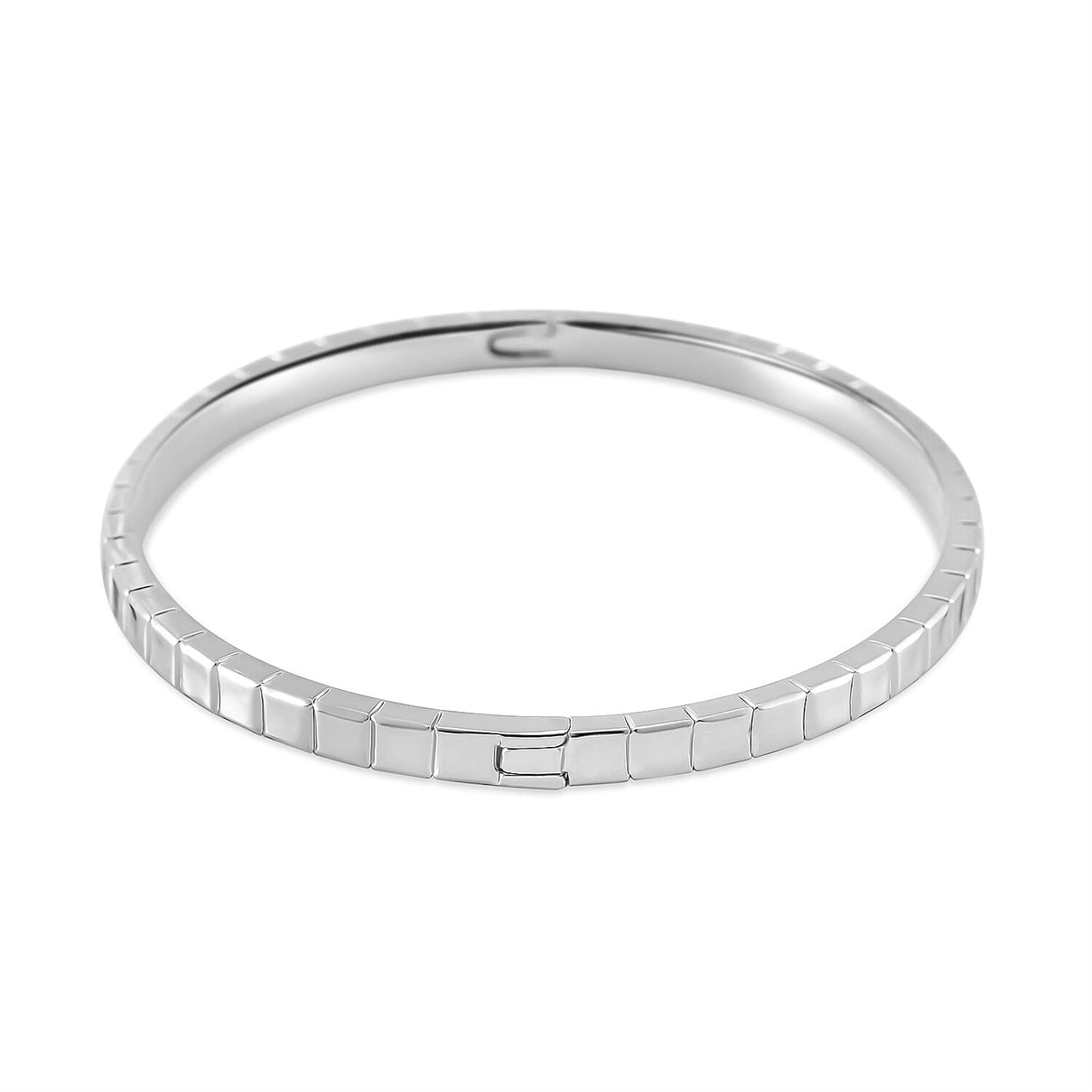 White Tone Bangle (Size - 7.5) 8016015 3