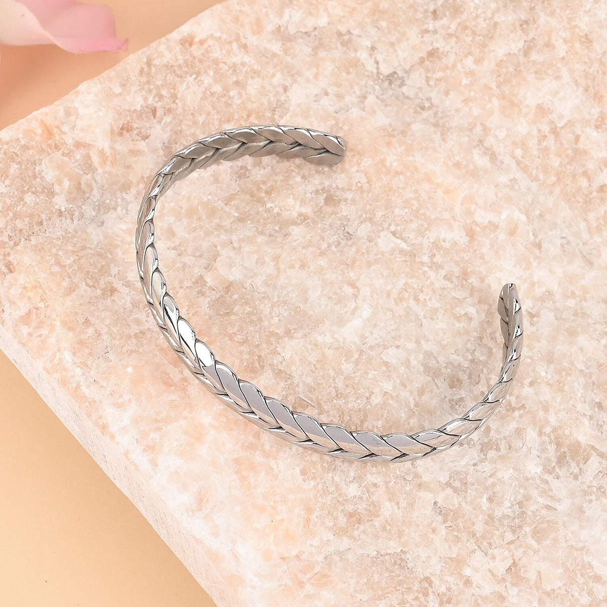 One Time Closeout - Braided Cuff Bangle 7678784 2