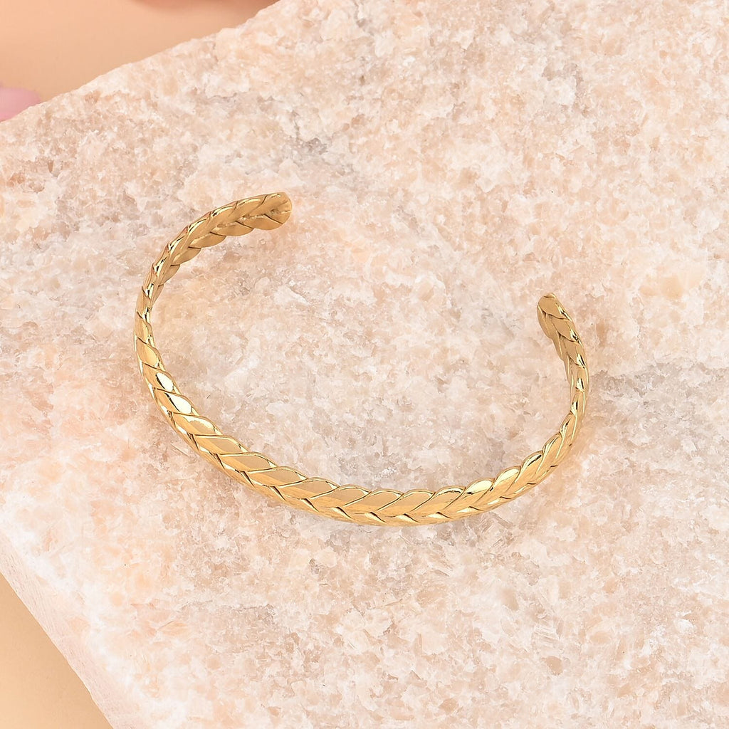 One Time Closeout - Braided Cuff Bangle