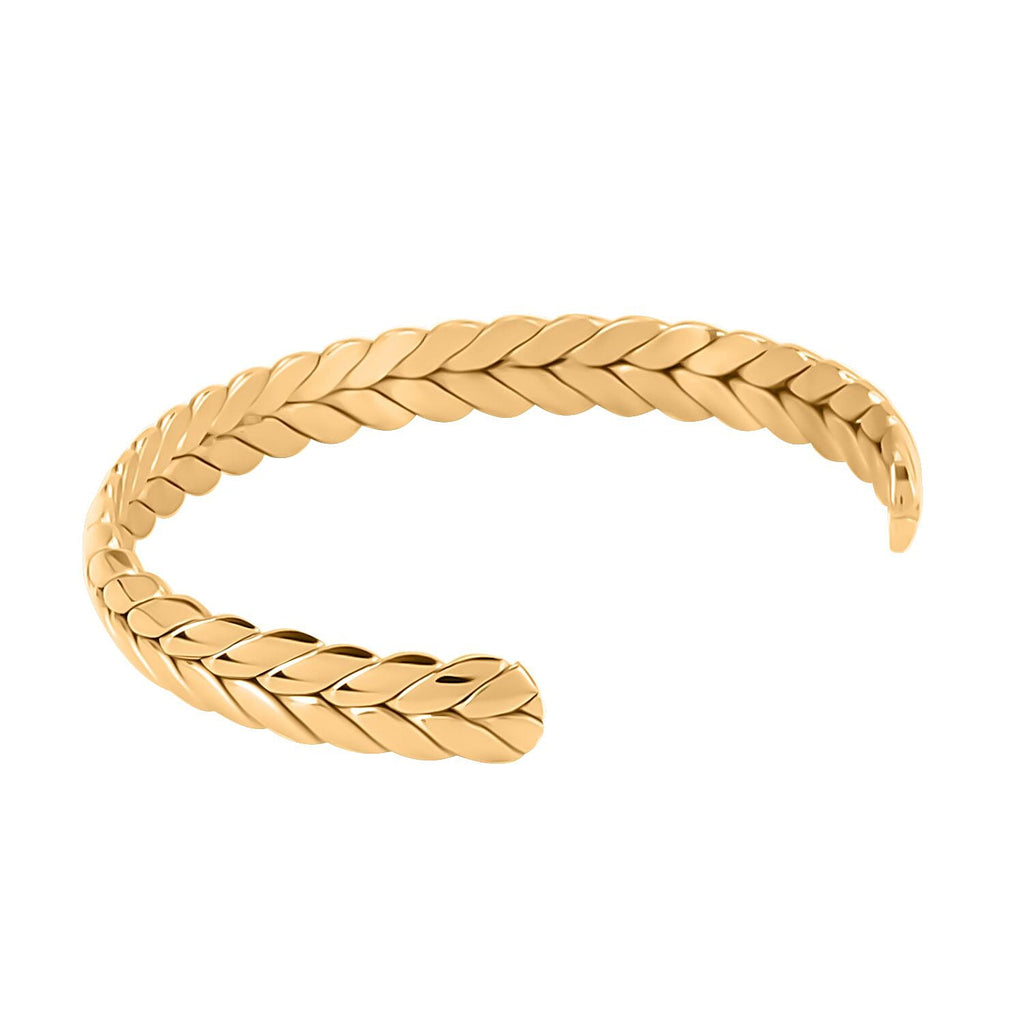 One Time Closeout - Braided Cuff Bangle