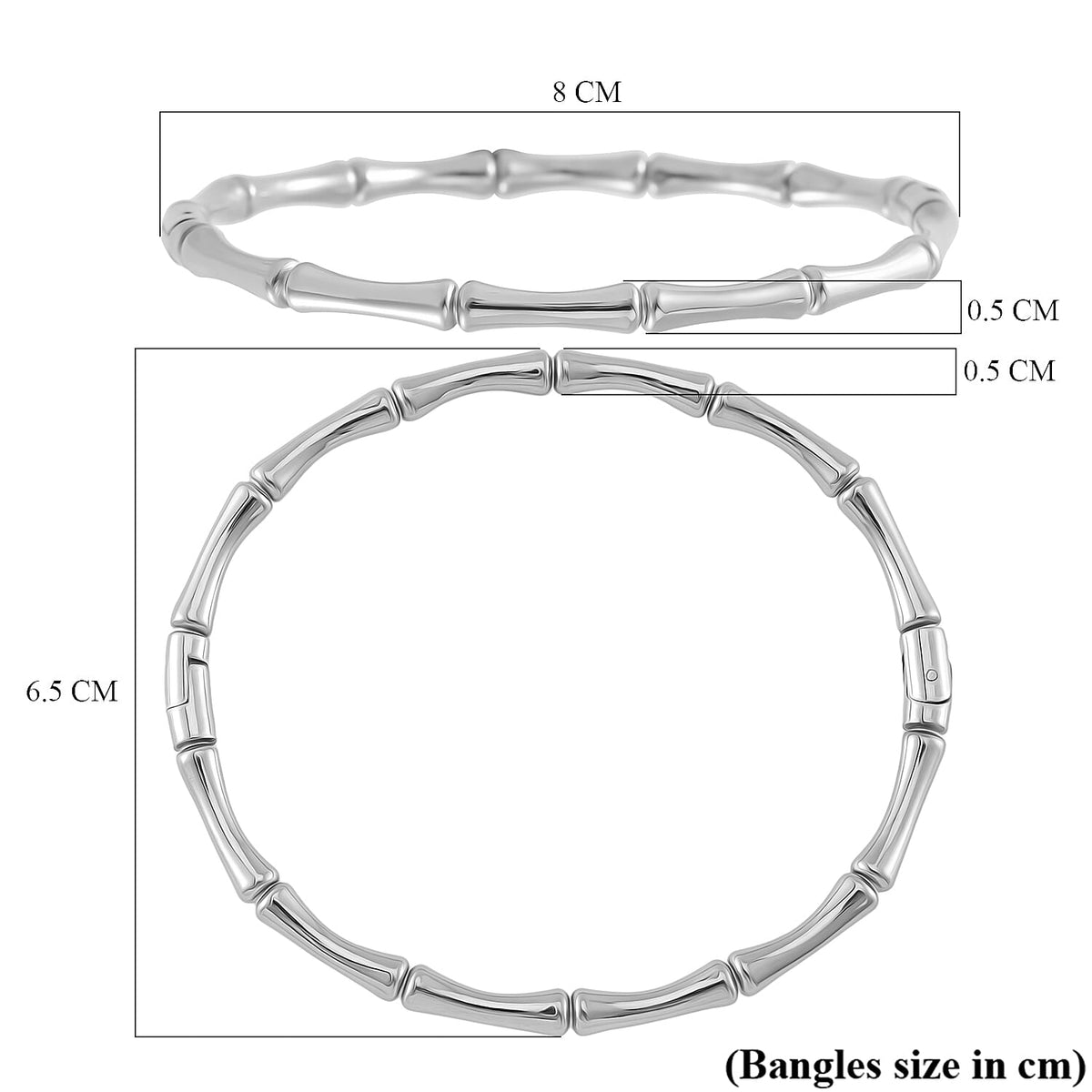 Closeout Deal - Bamboo Bangle (Size 7.5) 7843669 4