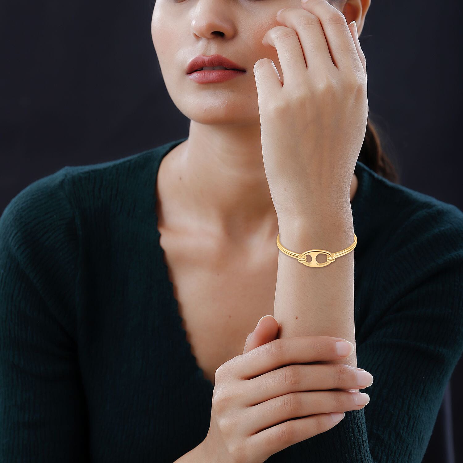 Designer Closeout- Mariner Link Cuff Bangle 7550381 3