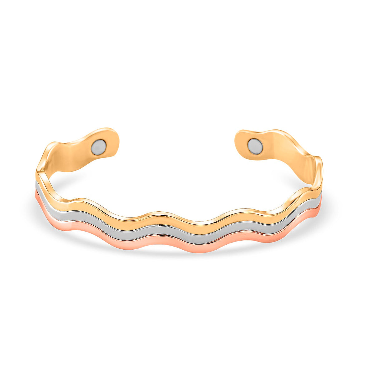 MagneticTri Color Bangle (Size 7.5) 8196311 0