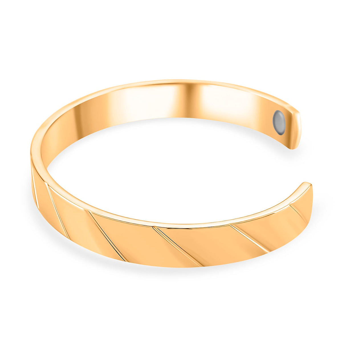 Magnetic Therapy Collection - Adjustable Magnetic Bangle in Gold Plated 8196321 3