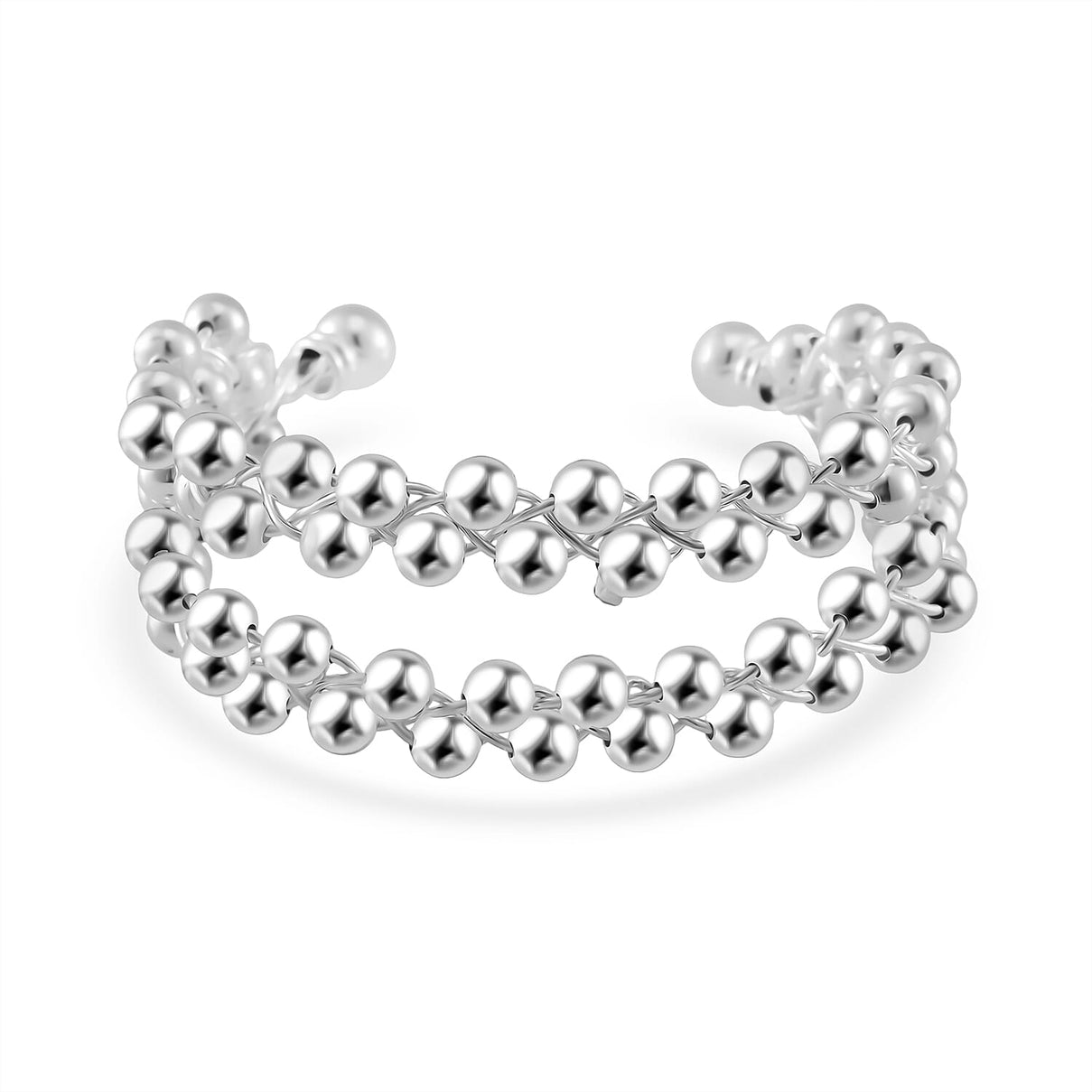 Designer Inspired Bubble Multi Row Bangle (Size - 7.5) 7815073 0