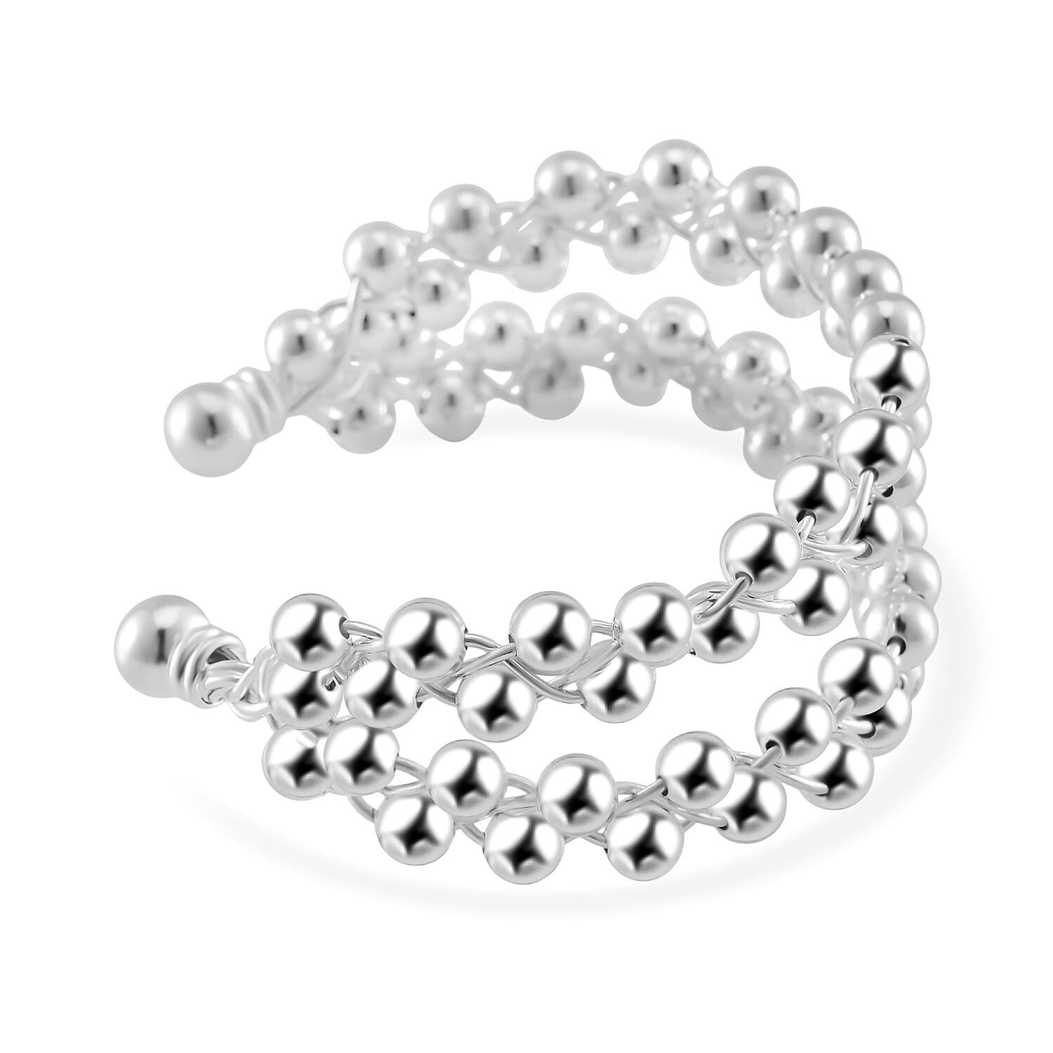 Designer Inspired Bubble Multi Row Bangle (Size - 7.5) 7815073 2