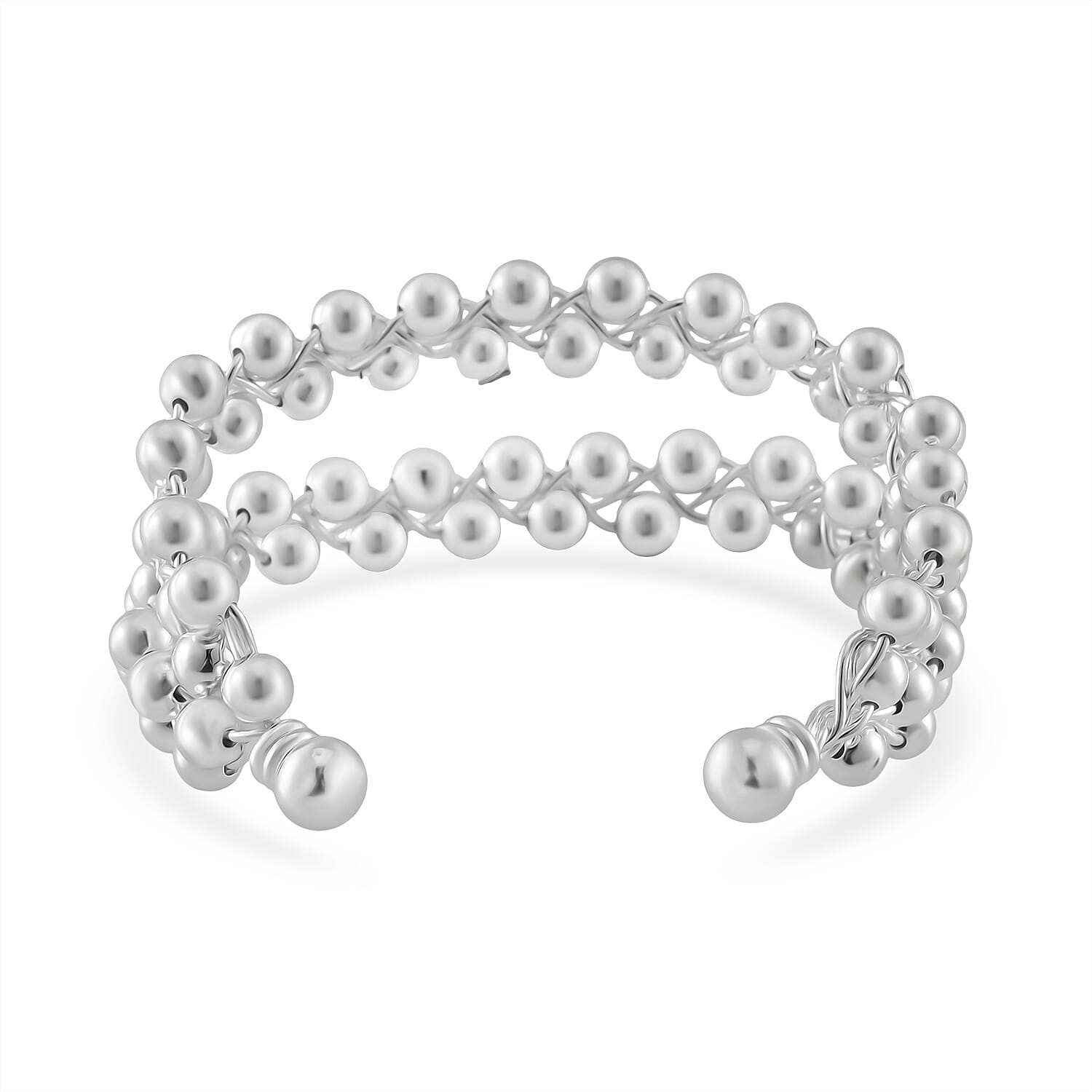 Designer Inspired Bubble Multi Row Bangle (Size - 7.5) 7815073 3