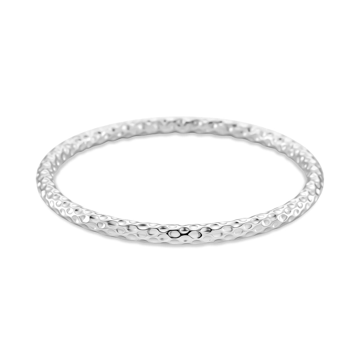 DESIGNER INSPIRED Silver Plated Bangle (8 inch) 8205401 0