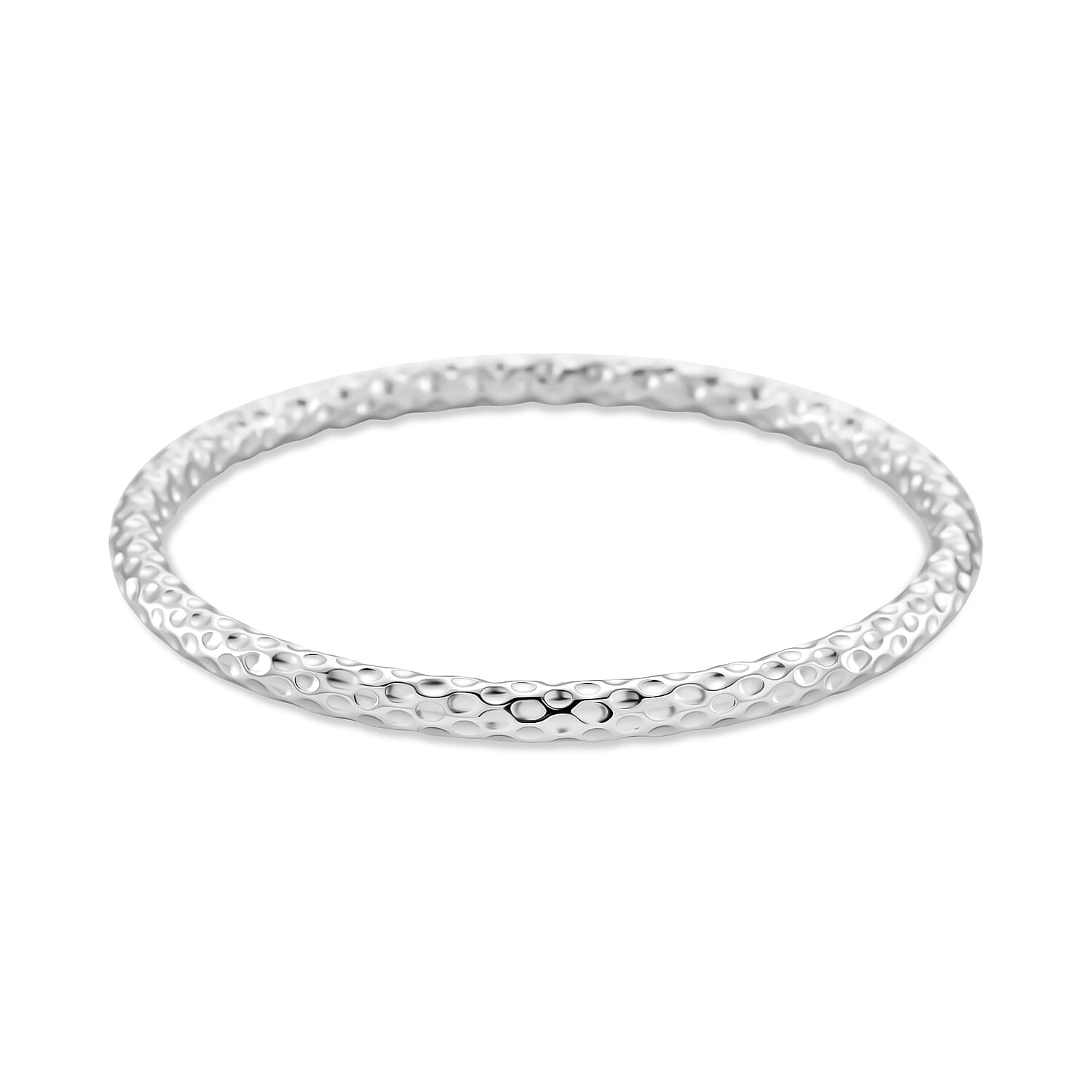 DESIGNER INSPIRED Silver Plated Bangle (8 inch) 8205401 0