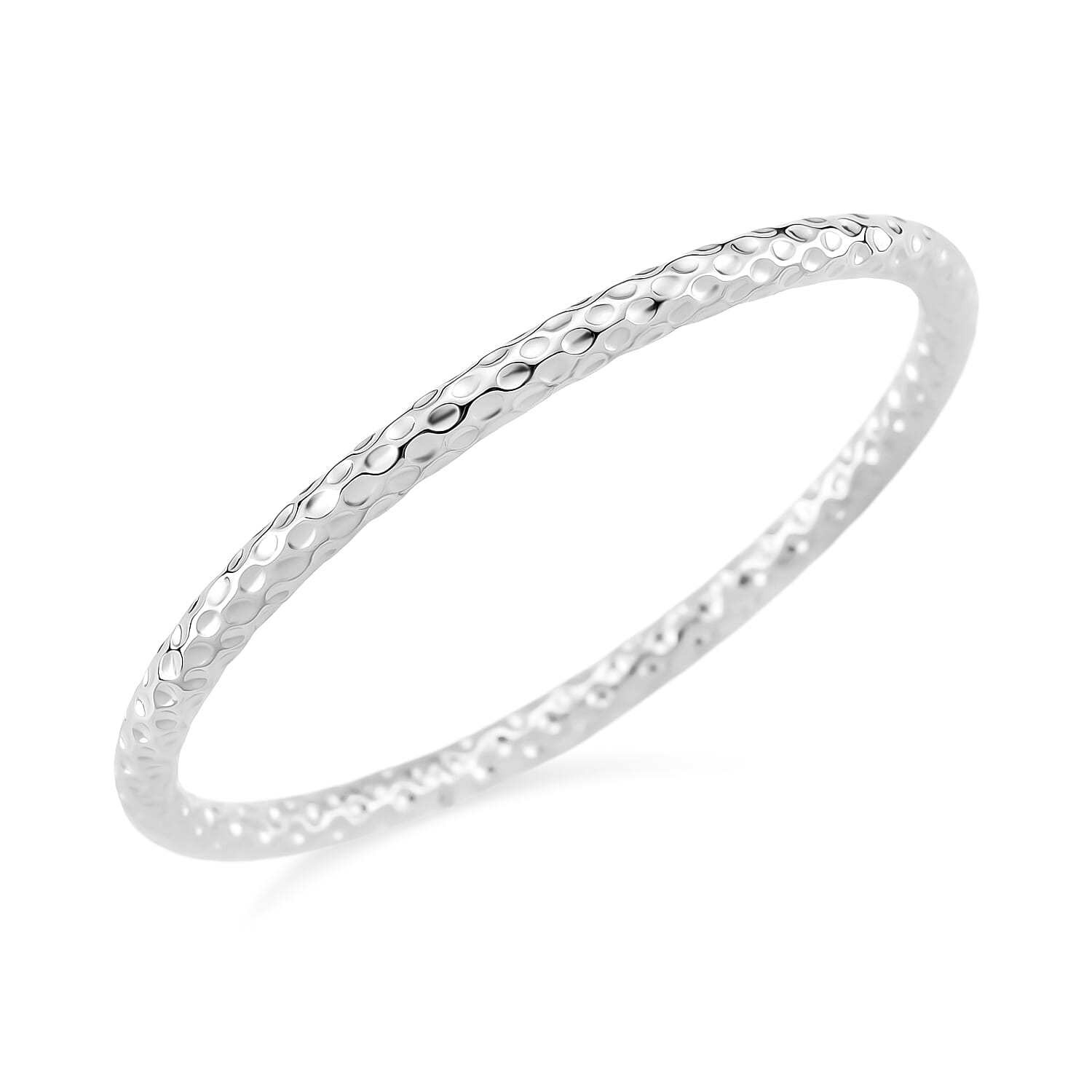 DESIGNER INSPIRED Silver Plated Bangle (8 inch) 8205401 3