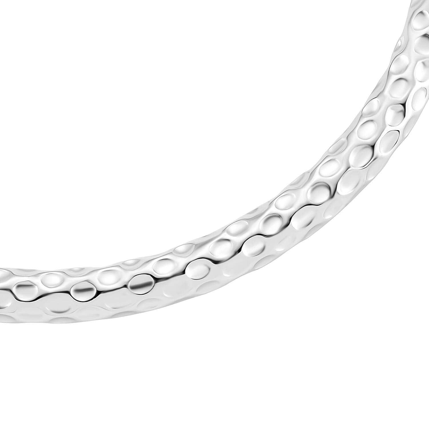 DESIGNER INSPIRED Silver Plated Bangle (8 inch) 8205401 4