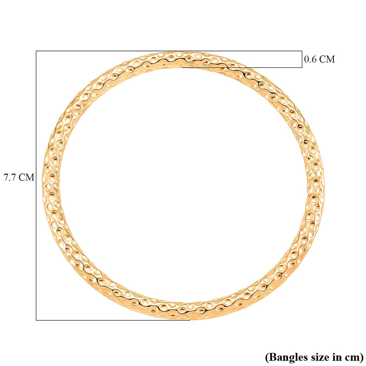 DESIGNER INSPIRED Gold Plated Bangle (8 inch) V32635624 5