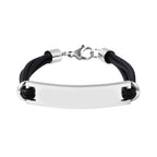 Bar Multi Strand Bracelet (Size 8) with Lobster Lock in Stainless Steel