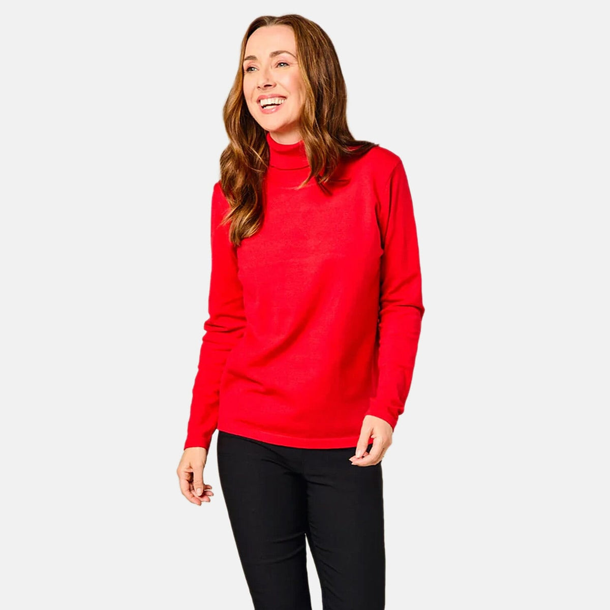 Women's Knitted Jumper with Roll Neck 8107658 1