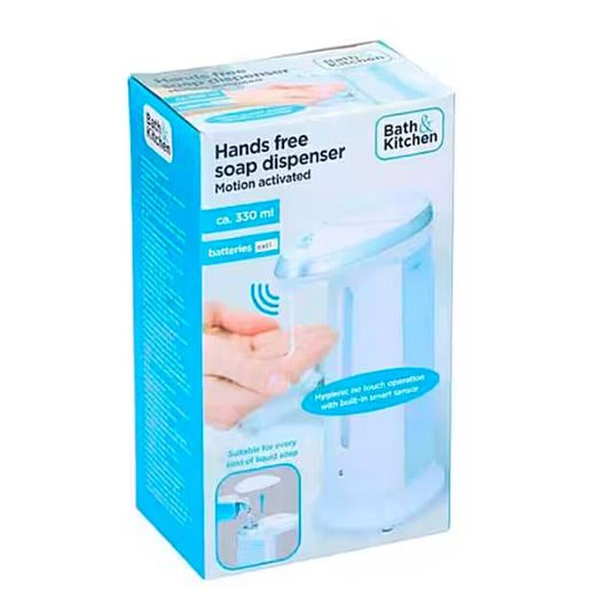 Bath and Kitchen Hands-Free Soap Dispenser Motion Activated (330ml) - Batteries Incl. 7935380 0