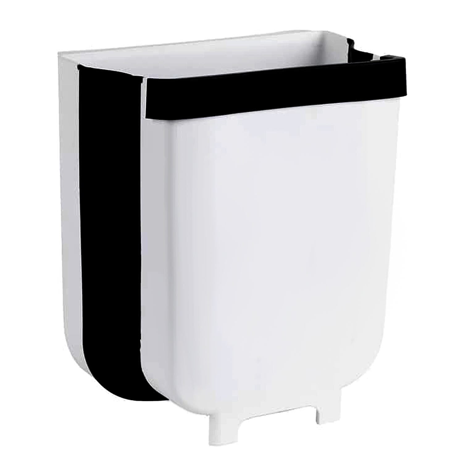 Portable Wall Mounted Kitchen Garbage Can (9L) - White 7967099 0