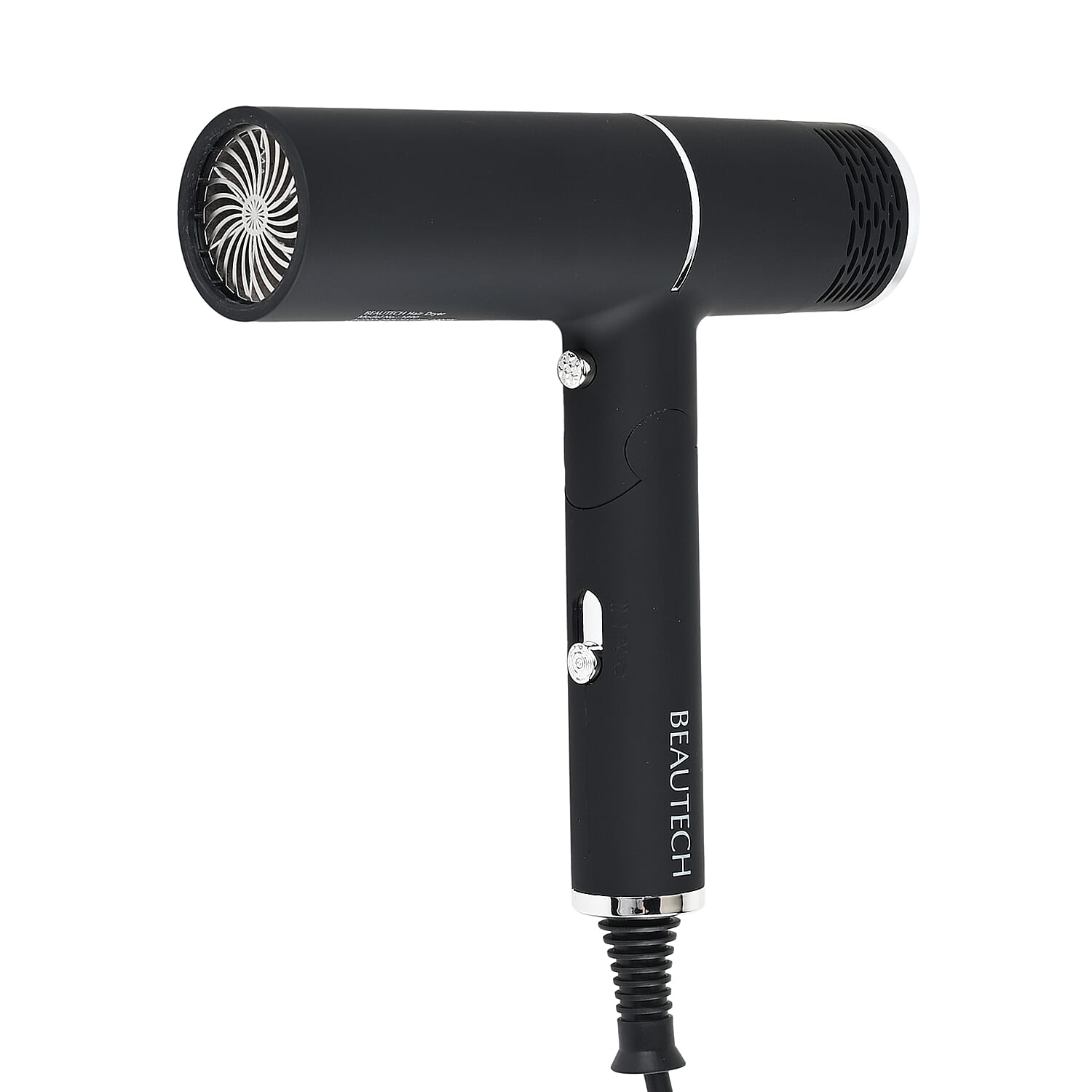 Beautech Foldable Hair Dryer with Concentrator Nozzle (1400W) - Black 7816571 0