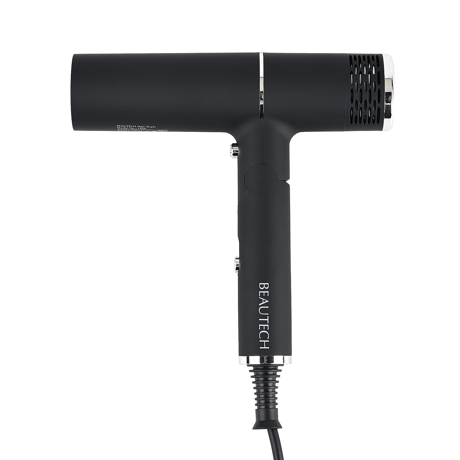Beautech Foldable Hair Dryer with Concentrator Nozzle (1400W) - Black 7816571 12
