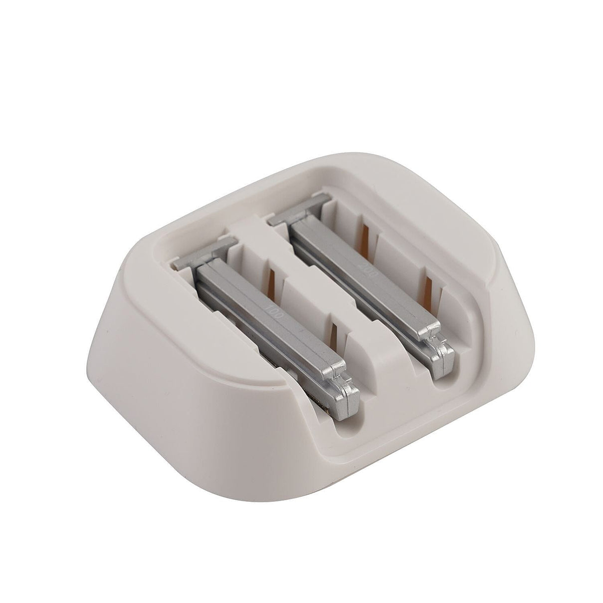 Set of 2 - Beautech Exfoliating Heads - White - Silver 7227372 1