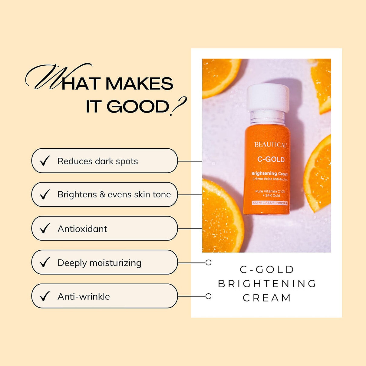 Beautical C-Gold Brightening Cream 8127049 6
