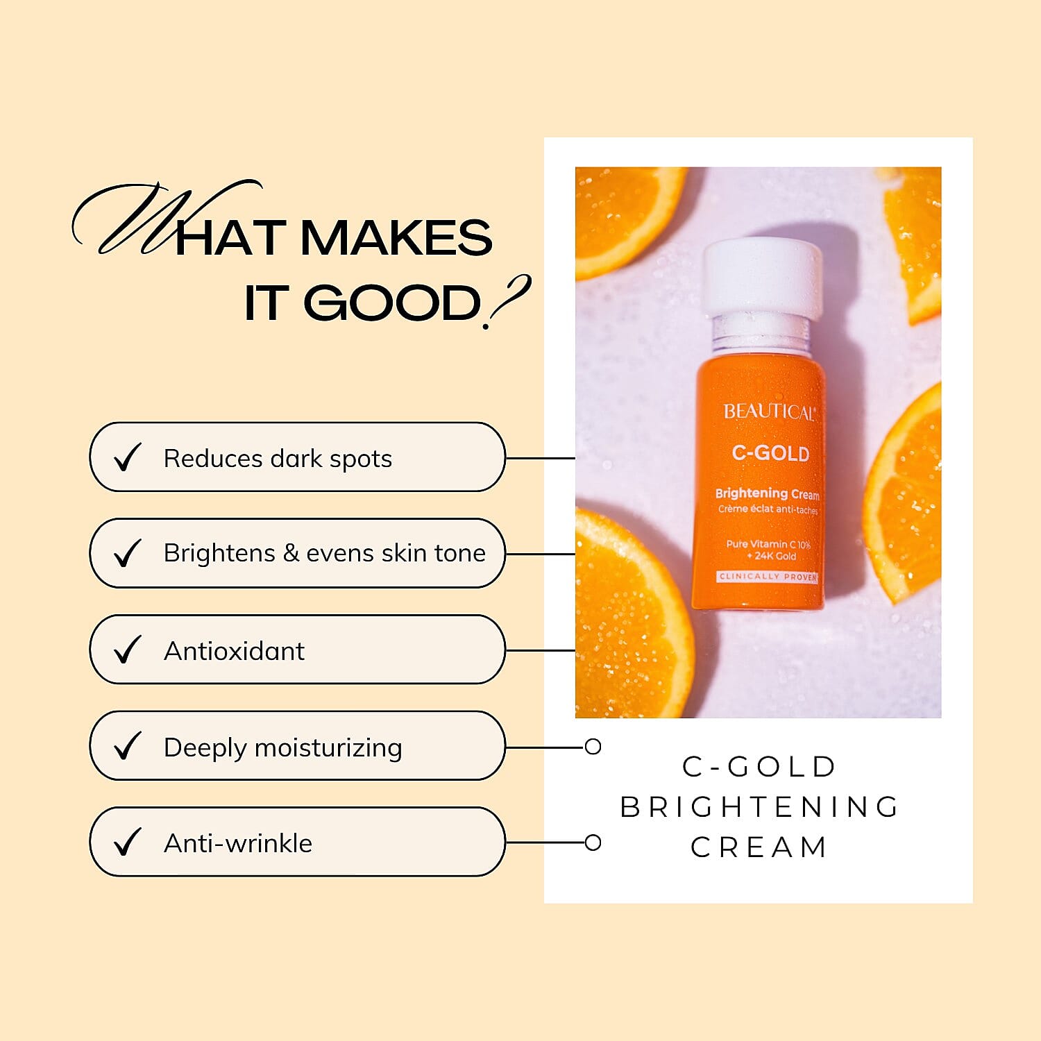 Beautical C-Gold Brightening Cream 8127049 6