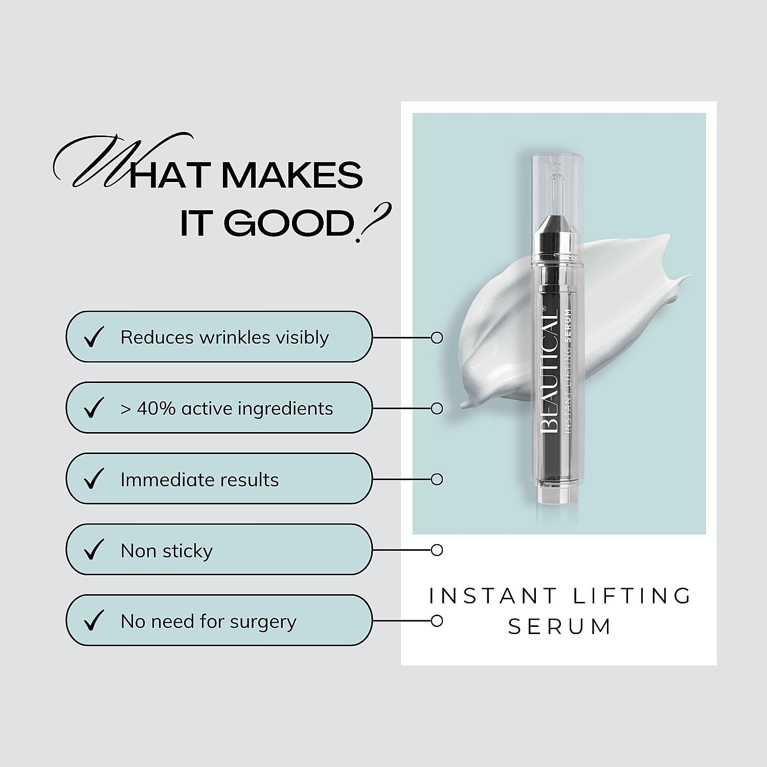 Beautical Instant Skin Lifting Serum 8127036 8
