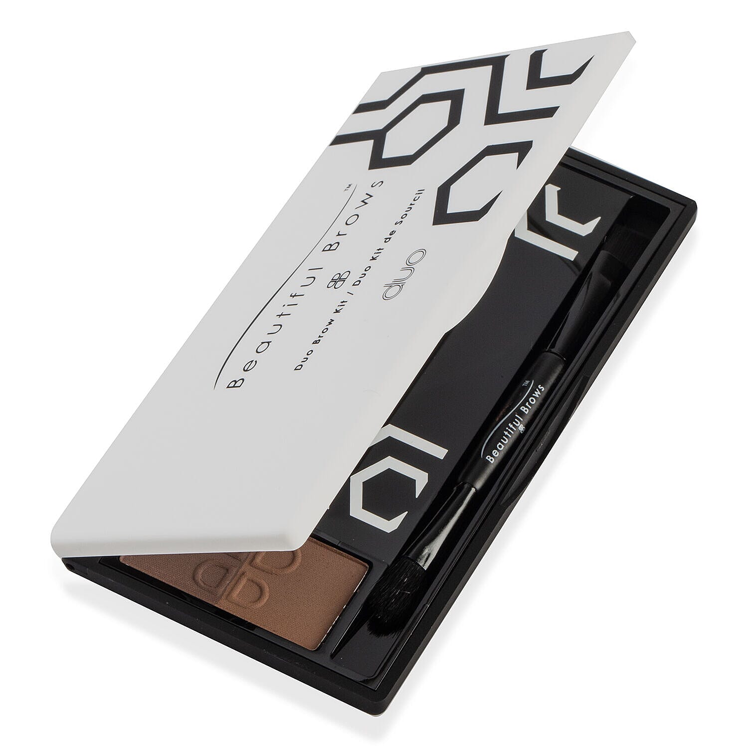 Beautiful Brows- Fab Brows (Incl. Powder, Brush &amp; 6 Stencils) - Medium Dark  (1.985 G) 3360101 2