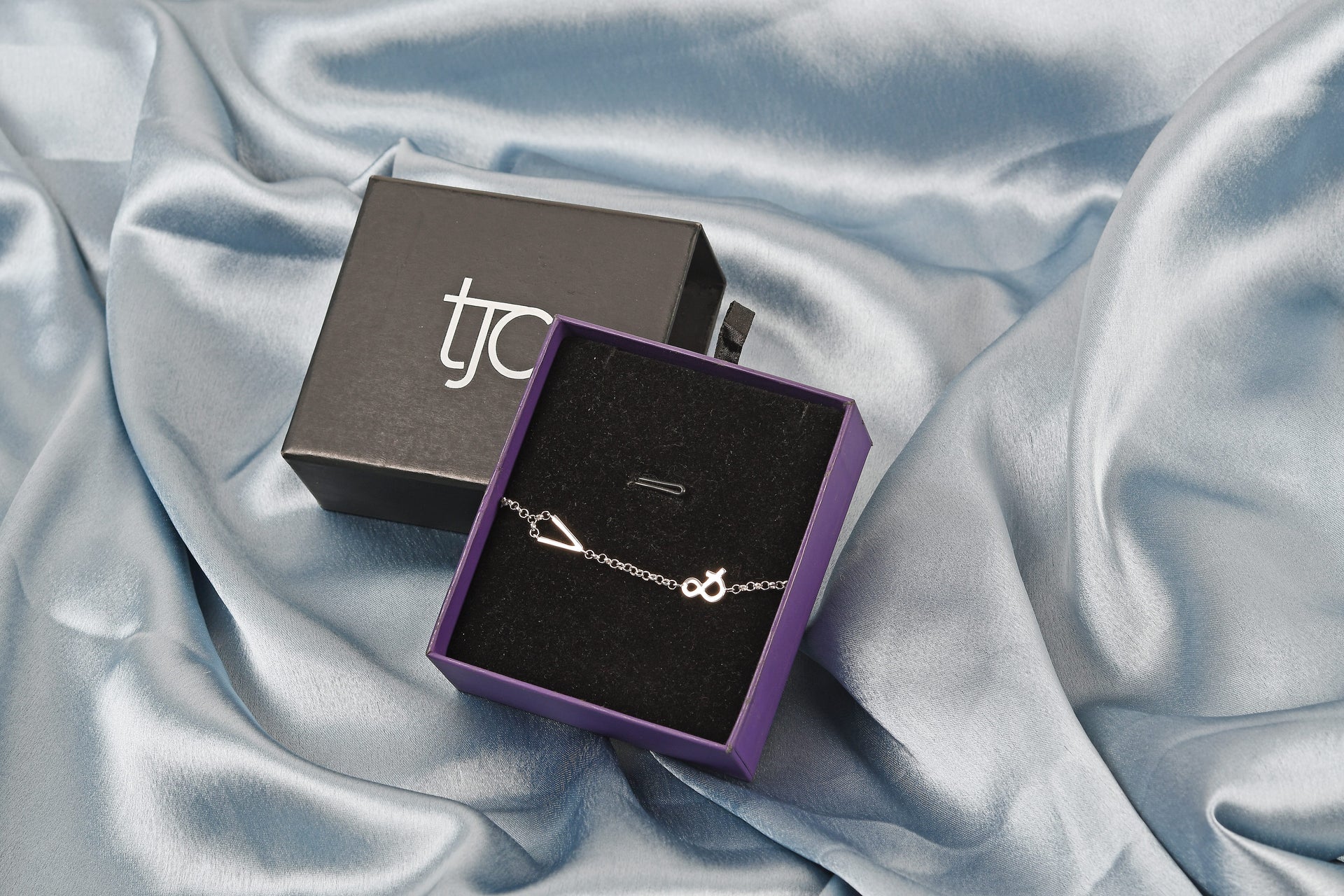 Belcher Bracelet in Platinum Plated Sterling Silver 3769648 2
