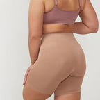 Bella Bodies Cool Fit Quick-Dry Everyday Anti-Chafing Shorts (Size XXXL) - Black - Taupe