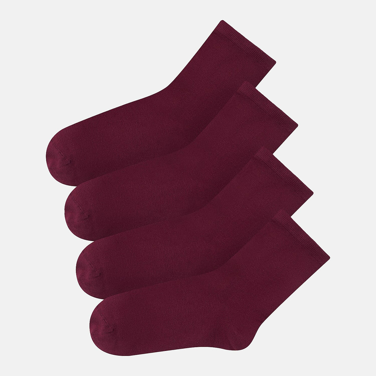 Bella Bodies Pack Of 2 - Bamboo Boot Socks (One Size) - Cherry Berry V32576002 0