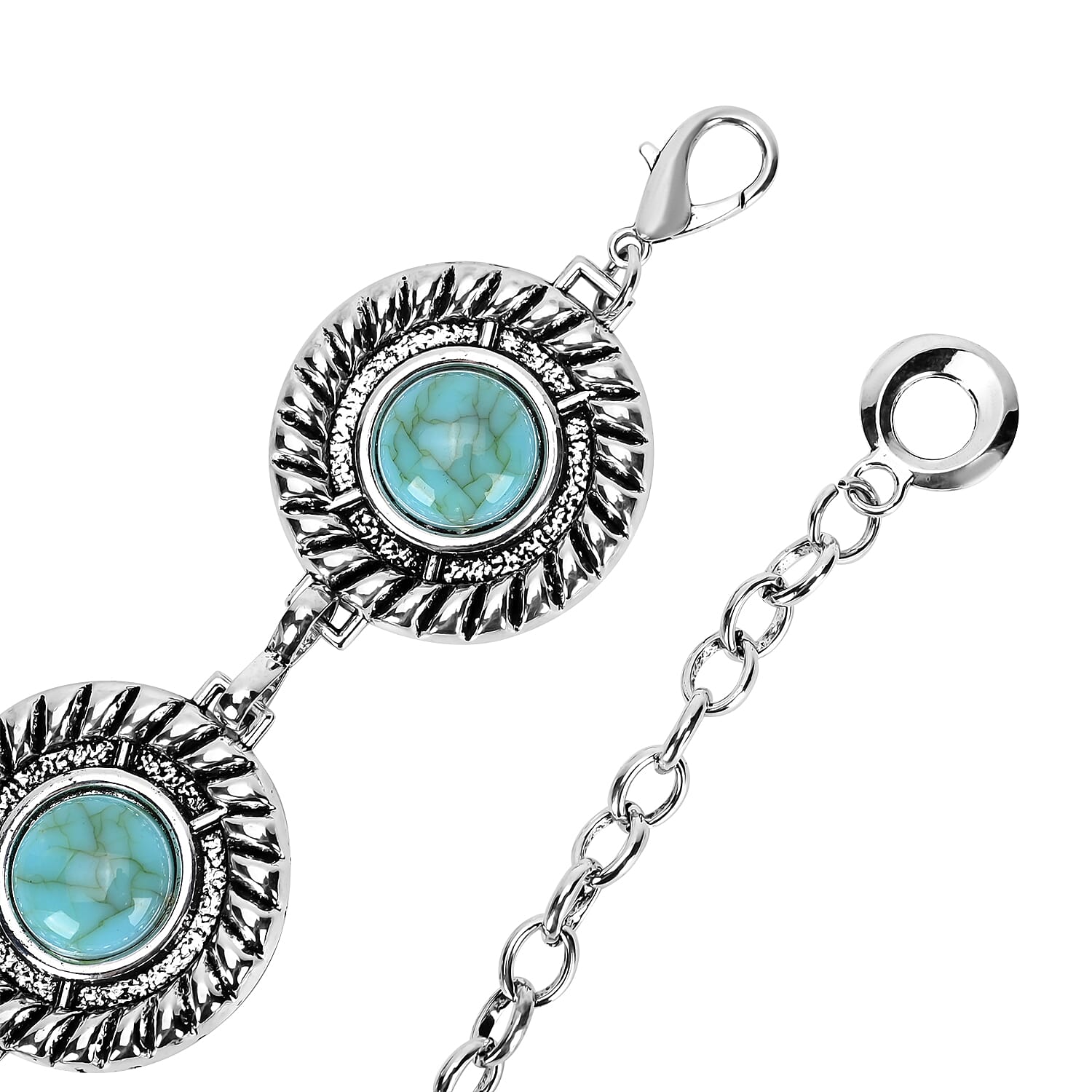 Womenâ€™s Concho Chain-Link Belt 7733608 6
