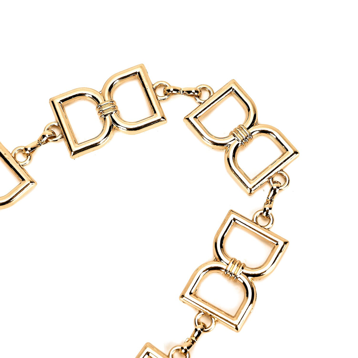 Women Stylish Chain-Link Belt (110cm) - Golden 7733598 5