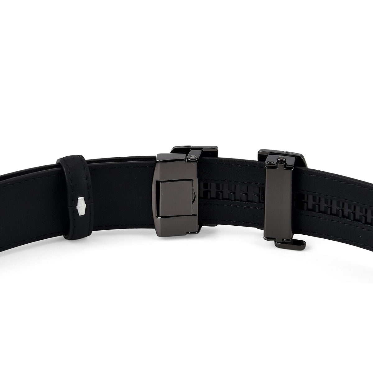 Genuine Leather Belt with Gift Box (Size - 130 CM) - Gunmetal 8426223 6