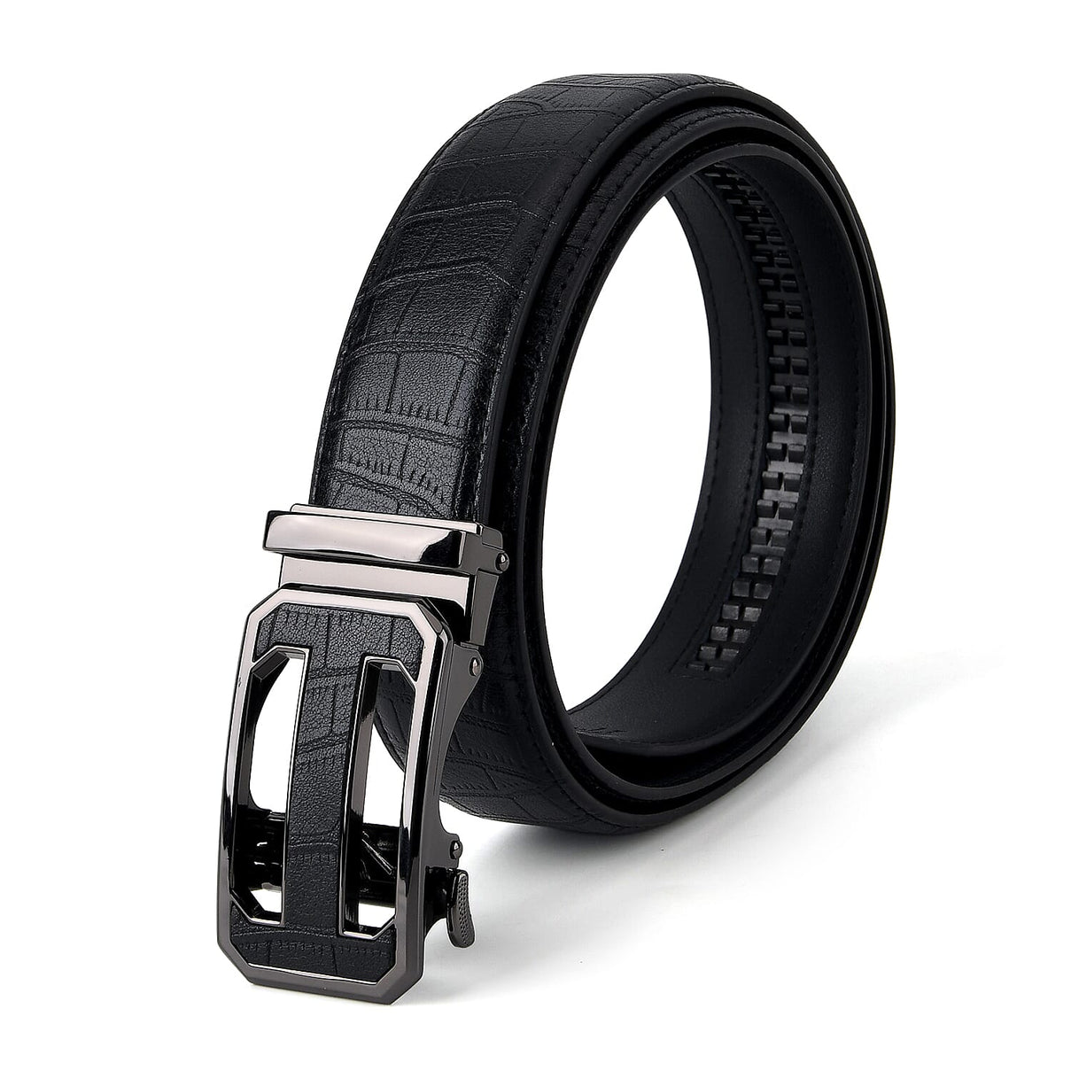 Genuine Leather Belt with Gift Box (Size - 115 CM) - Black 8426249 0