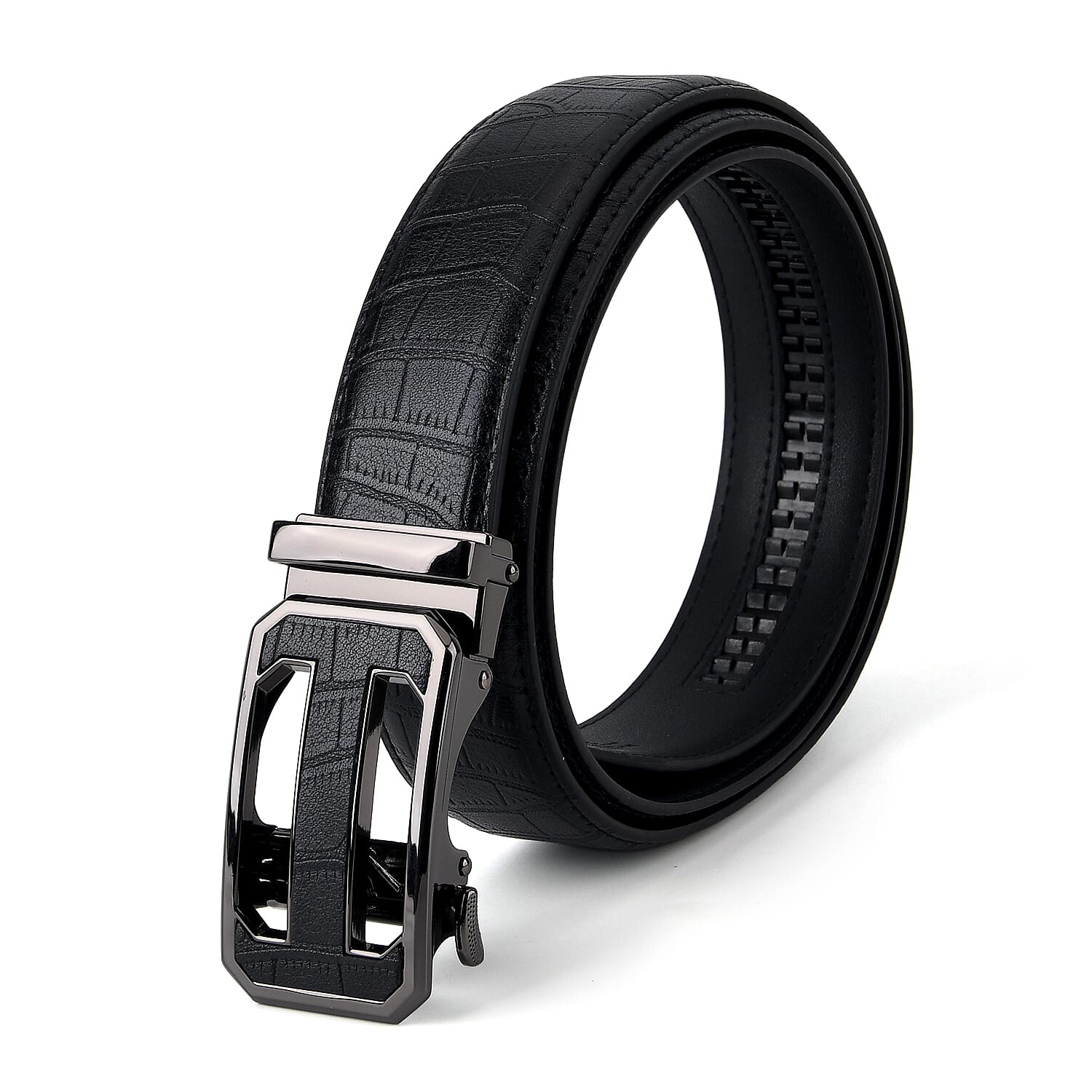 Genuine Leather Belt with Gift Box (Size - 115 CM) - Black 8426249 0