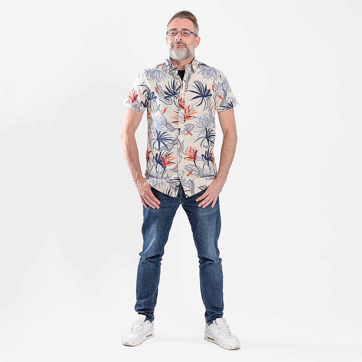 Bench Dexus Short Sleeve Shirt - Chalk L V32624284 1