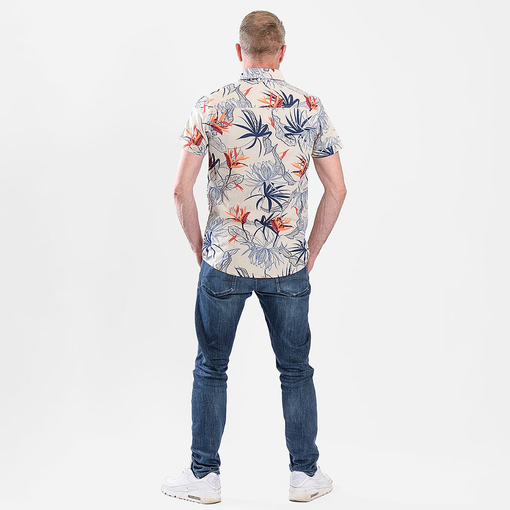 Bench Dexus Short Sleeve Shirt - Chalk L