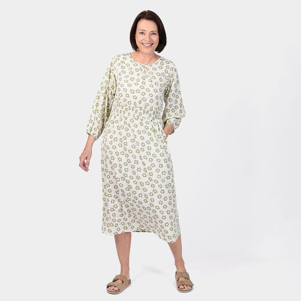 Bench Polyester Dress (Size 1x1 cm) - Sage V32612887 0