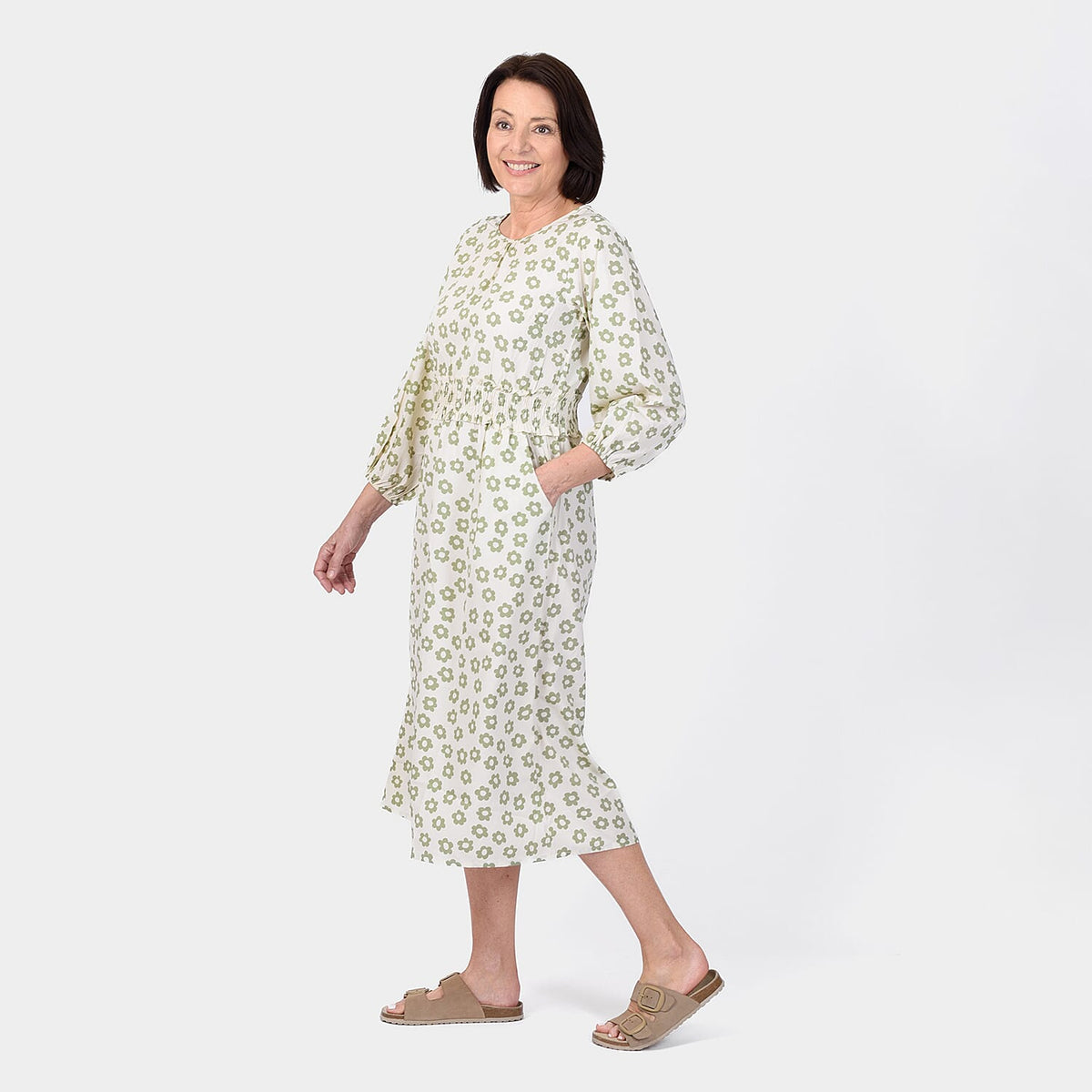 Bench Polyester Dress (Size 1x1 cm) - Sage V32612887 1
