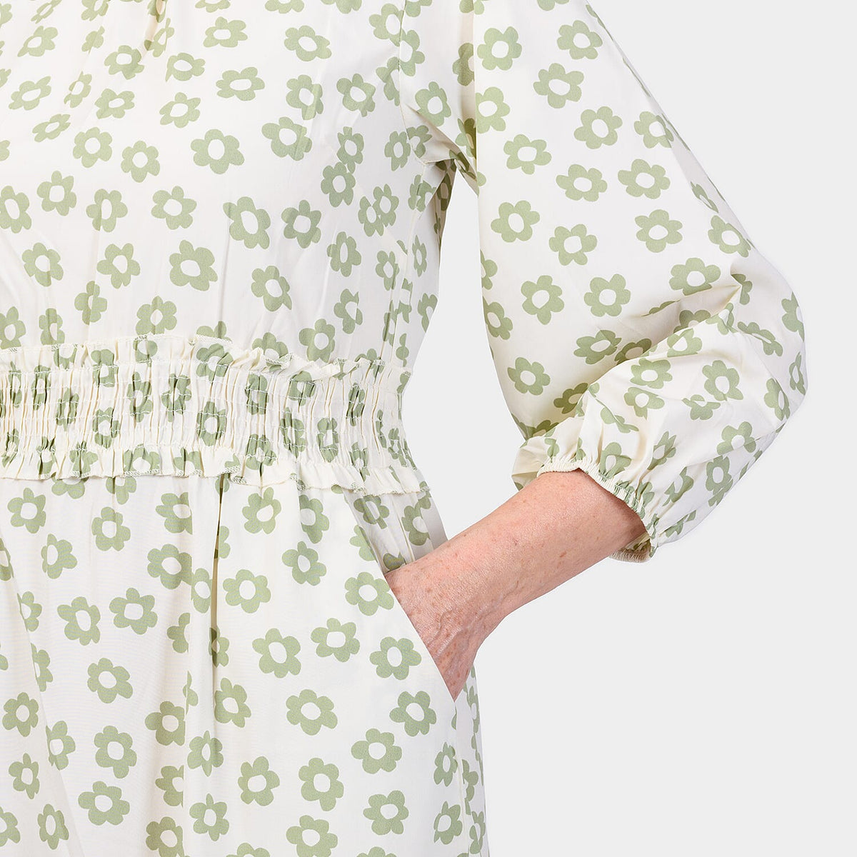 Bench Polyester Dress (Size 1x1 cm) - Sage V32612887 3