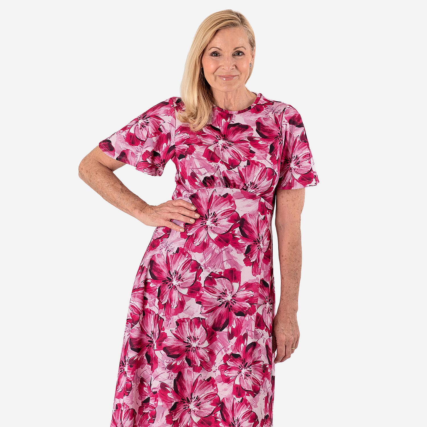 Tjc Woven Dress (Size - 12) - Pink 8066778 4