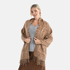 Best Seller Jacquard Shawl (180 X 63 Cm) - Brown