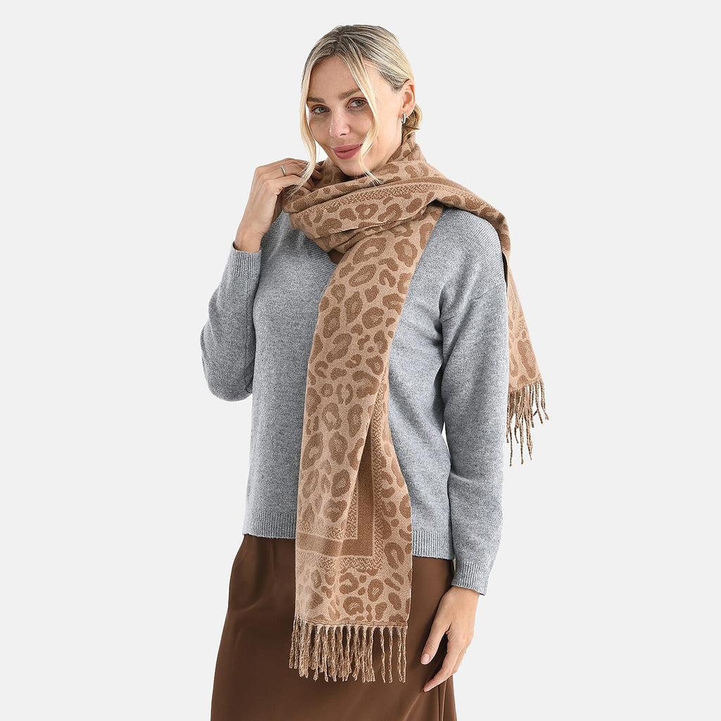 Best Seller Jacquard Shawl (180 X 63 Cm) - Brown